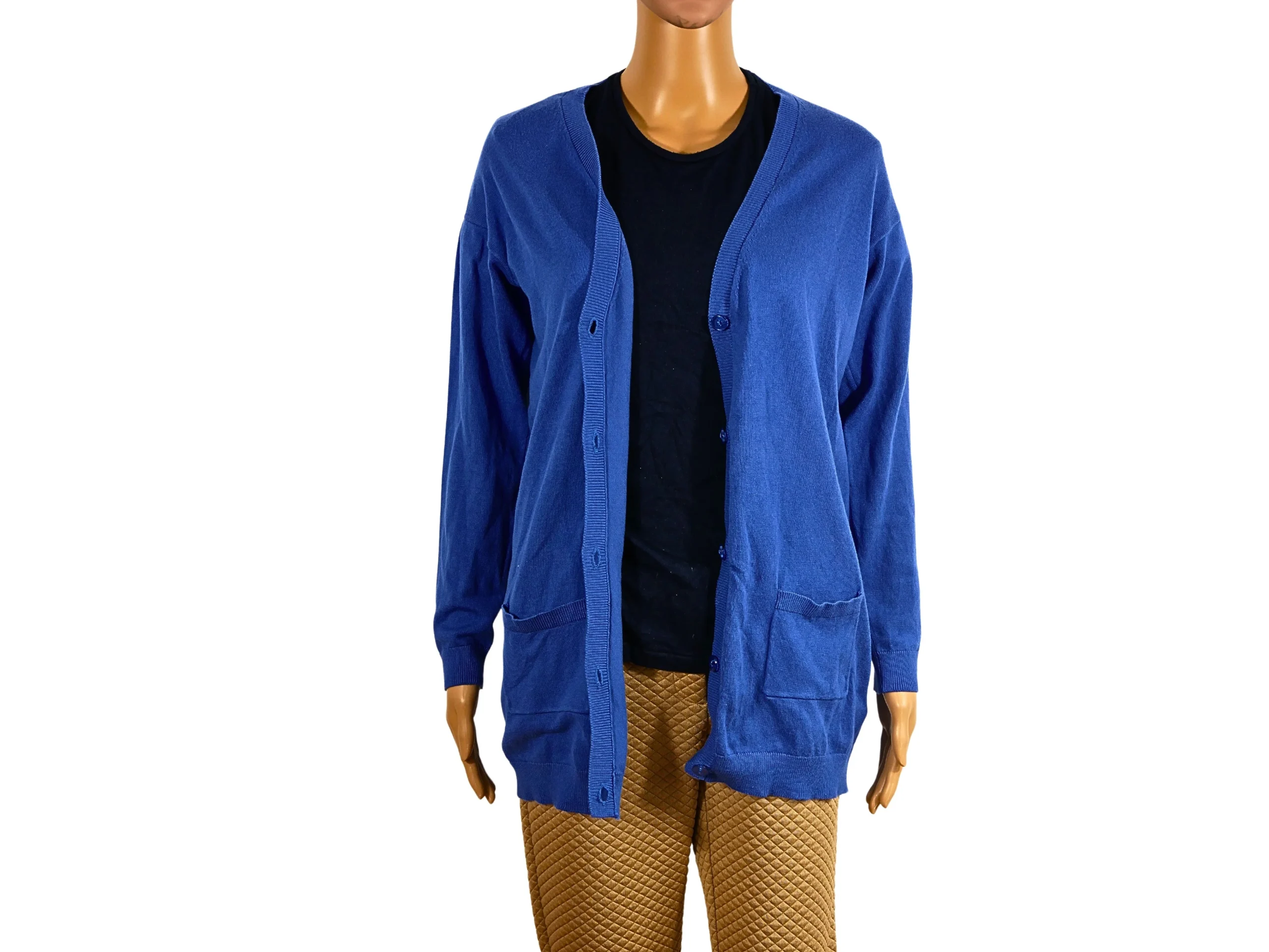 Cardigan long avec boutons pour femme – Image 5