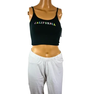 Crop top Hollister sans manches femme