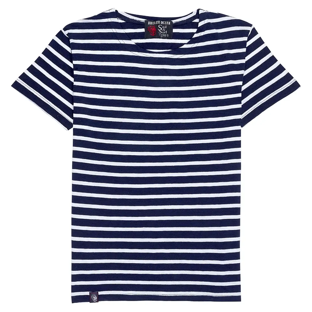 DINARD – Marinière femme en coton léger coupe droite – Image 4