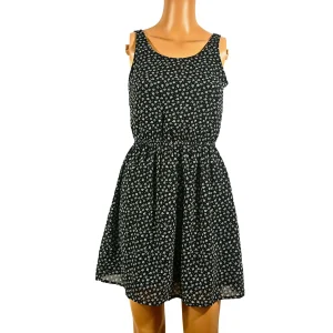 Robe courte imprimée à découpe DIVIDED