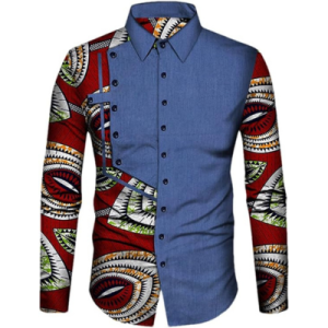 Chemise homme en wax
