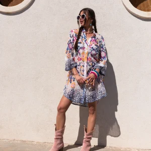 EAGLE CHEMISE COURTE – chemise courte imprimée en voile de coton