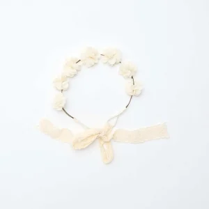 Couronne de fleur BLANC