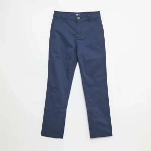 Chino 5 poches slim fit uni BLEU