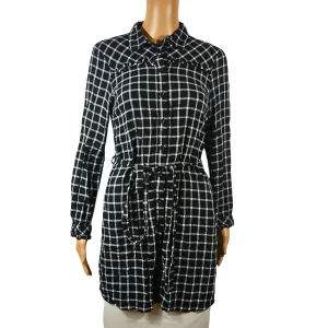 Tunique Ceinture Imprimée Carreaux F&F pour Femme