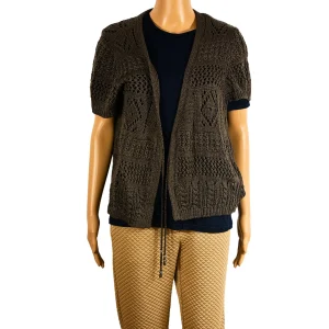 Gilet tricot manches courte CANADA pour femme