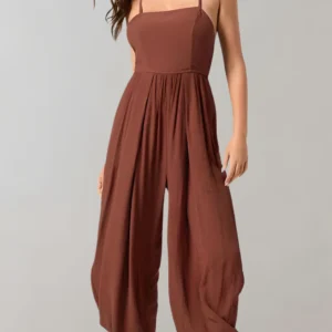 FashionFlow combi-pantalon bretelles spaghetti – élégance & confort