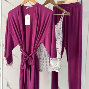 3 pièces AMIRAL – MAUVE Prune