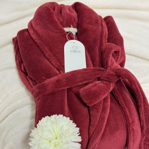 Robe de chambre Polaire ROUGE ❤️