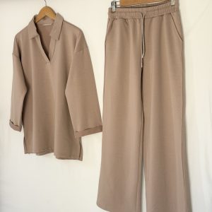 Jogging AMIRAL : beige rosé