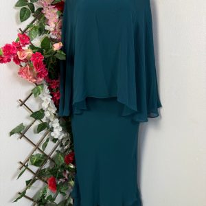 Robe élégante sans manches (vert, s)