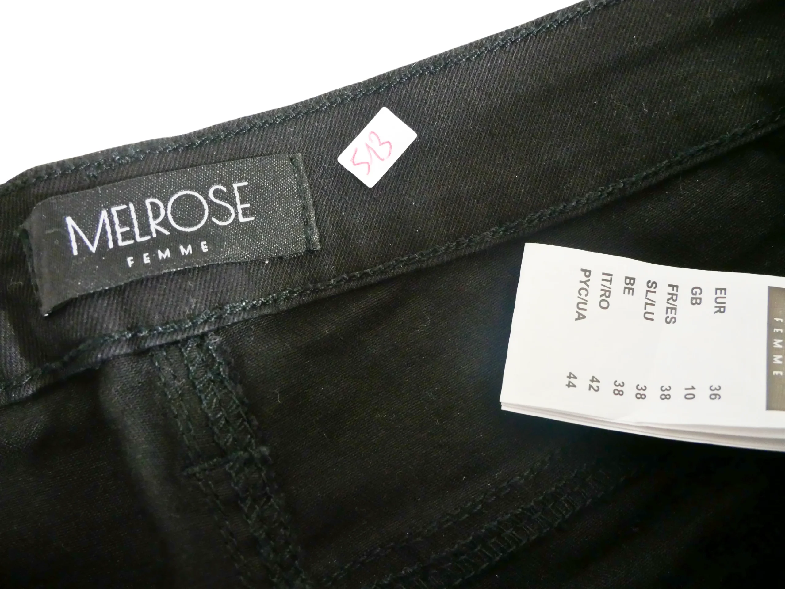 Jean noir skinny femme MELROSE - Coupe moderne et confortable (FR38) – Image 4