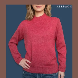 Pull col montant pour femme