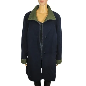Manteau d'hiver bicolore