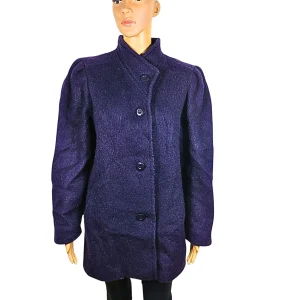 Manteau vintage court en laine