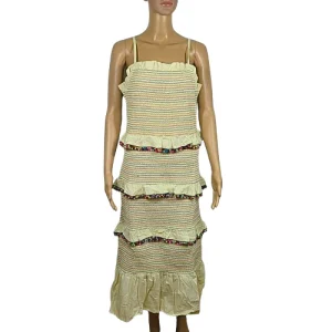 Never Fully Dressed Robe longue à fines bretelles