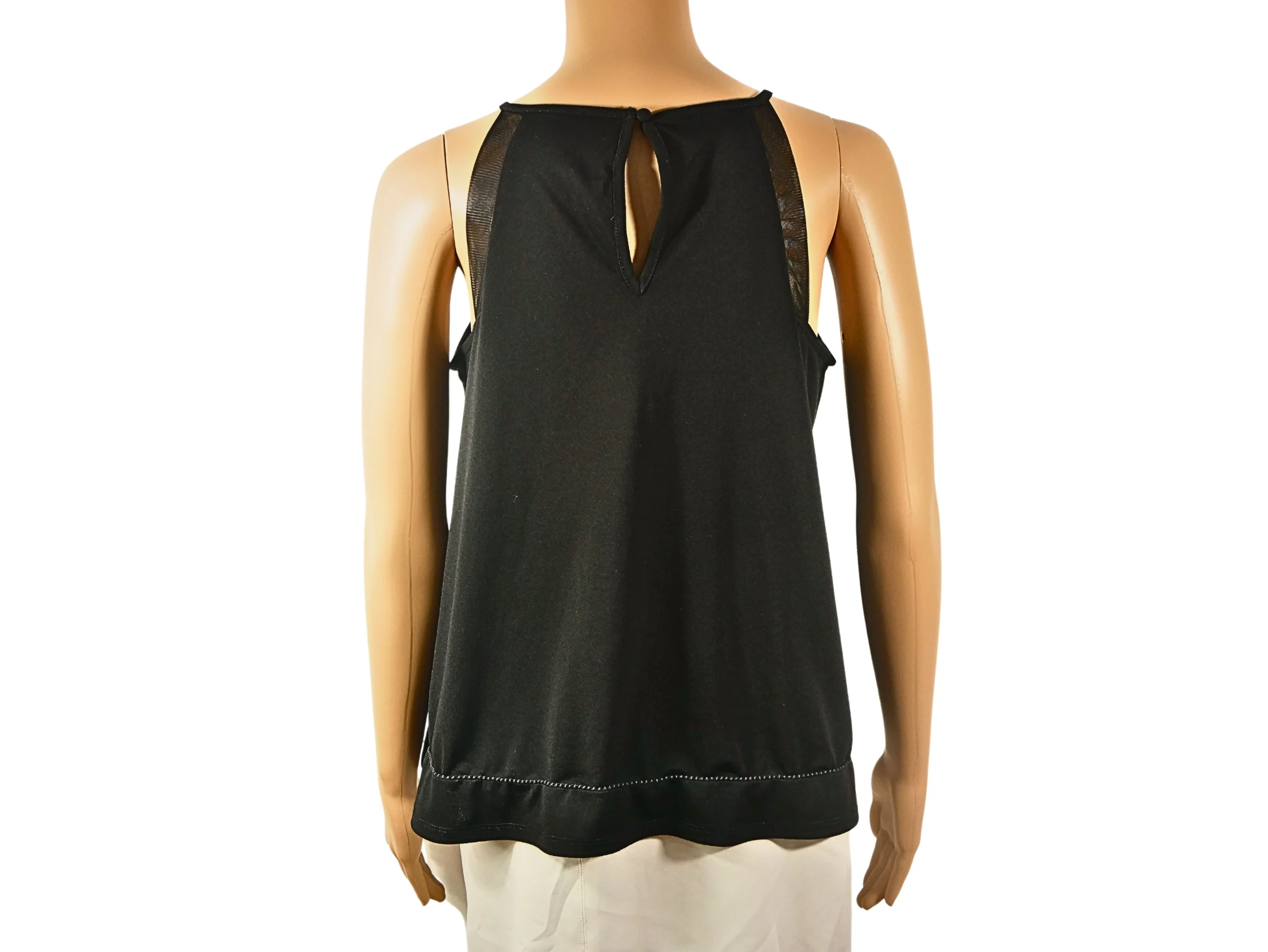 Top fluide noir orné de perles NEXT – Image 2