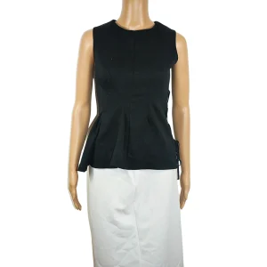 Top péplum sans manches Next