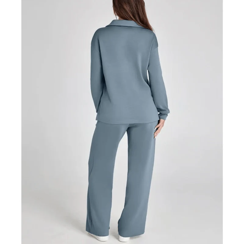 Ensemble Détente Col V Femme - Confort Élégant Quotidien – Image 3