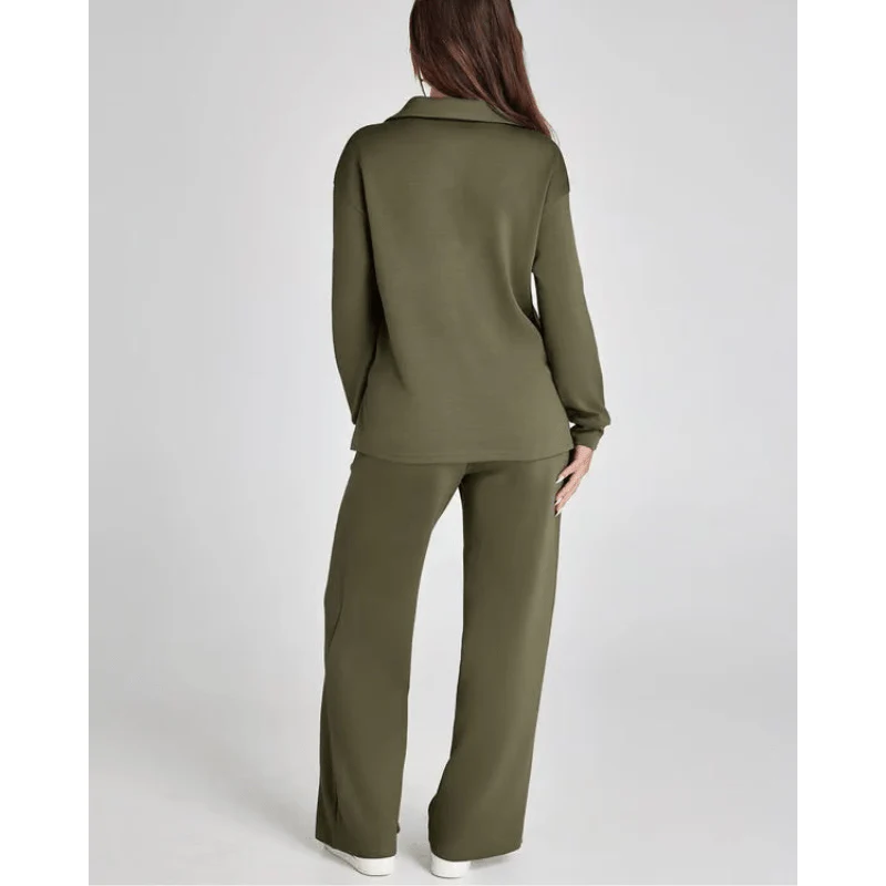 Ensemble Détente Col V Femme - Confort Élégant Quotidien – Image 9