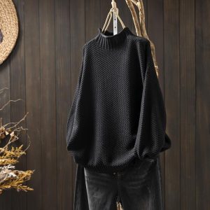 Pull Oversize Maille Épaisse Hiver | Élégant & Chaleureux
