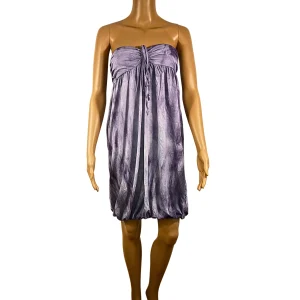 Object Robe bustier imprimée en coton