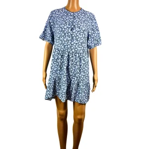 Robe courte évasée Primark à manches courtes