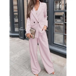 Tailleur Pantalon Large Femme - Oversize Chic & Polyvalent