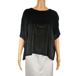 Top en Velours Manches Courtes de Prettylittlething