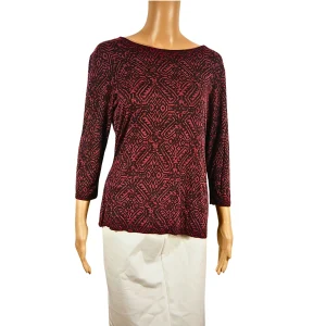 Top imprimé manches longues River Island