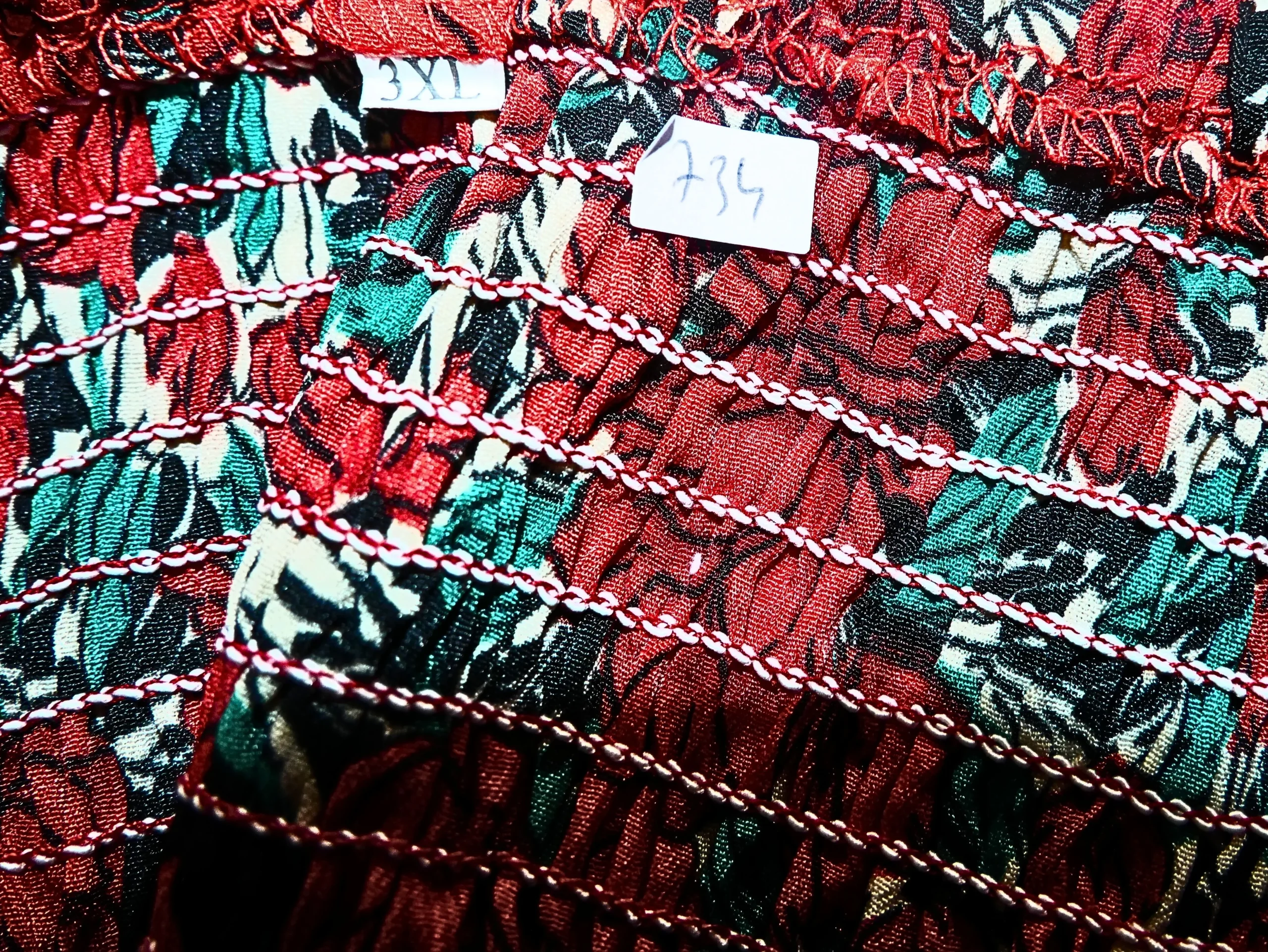 Robe Imprimée Florale Longueur Genou 3XL – Image 3