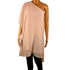 Robe asymetrique SWING rose