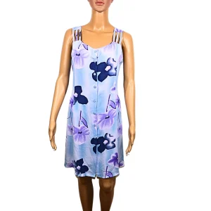 Robe vintage courte motif floral