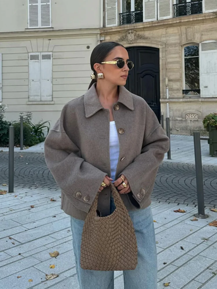 Veste Oversize Femme | Chaude et Décontractée | Idéale pour l’Automne et les Journées Fraîches en Ville