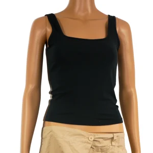 Top noir sans manches HOLLISTER de qualité pour femme