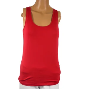 Top sans manches rouges STRADIVARIUS pour femme