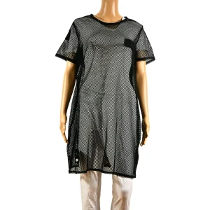 Tunique transparente noire