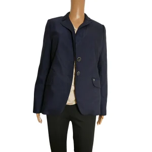 Veste blazer bleu marine Comma pour femme