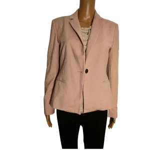 Veste blazer cintré rose Zara