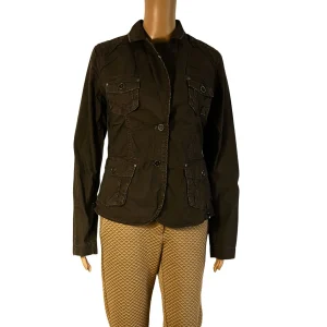 Veste blazer en denim pour femme