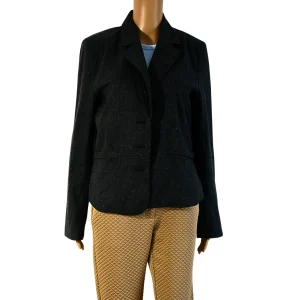 Veste blazer mi saison en polyester pour femme
