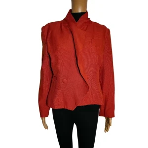 Veste blazer vintage orange de taille XL