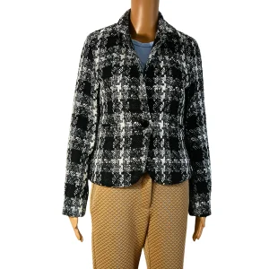 Veste en tweed noir et blanc Quiosque pour femme