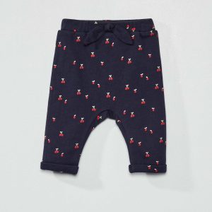 Pantalon sarouel imprimé Bleu marine