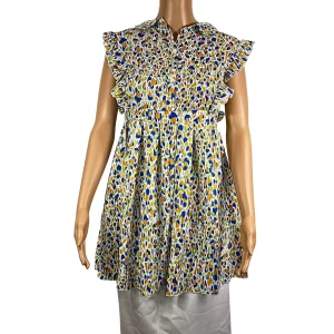 Tunique Imprimée Manches Volantées Yoyo S