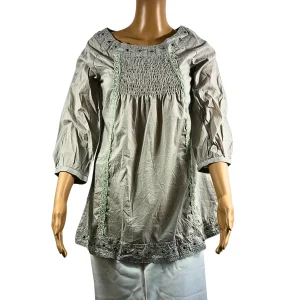 ZAY Blouse brodée pour femme