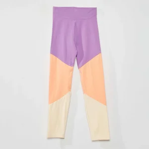 Legging 'color-block' Violet