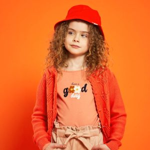 Bob uni en coton Rouge