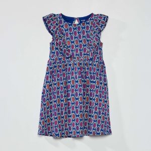 Robe imprimée Bleu
