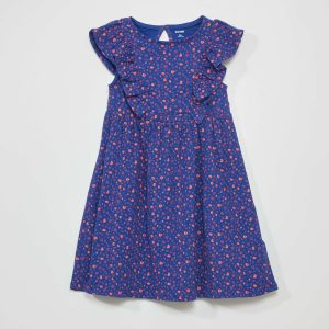 Robe imprimée Bleu/orange